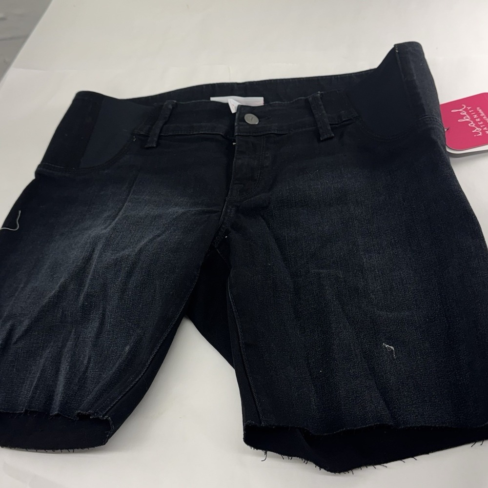 Isabel maternity shorts Bermuda Denim Black Size 8